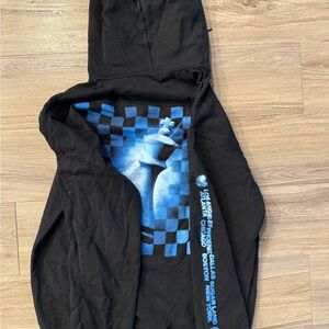 ITZY Checkmate official tour merch: Black /Blue Hoodie